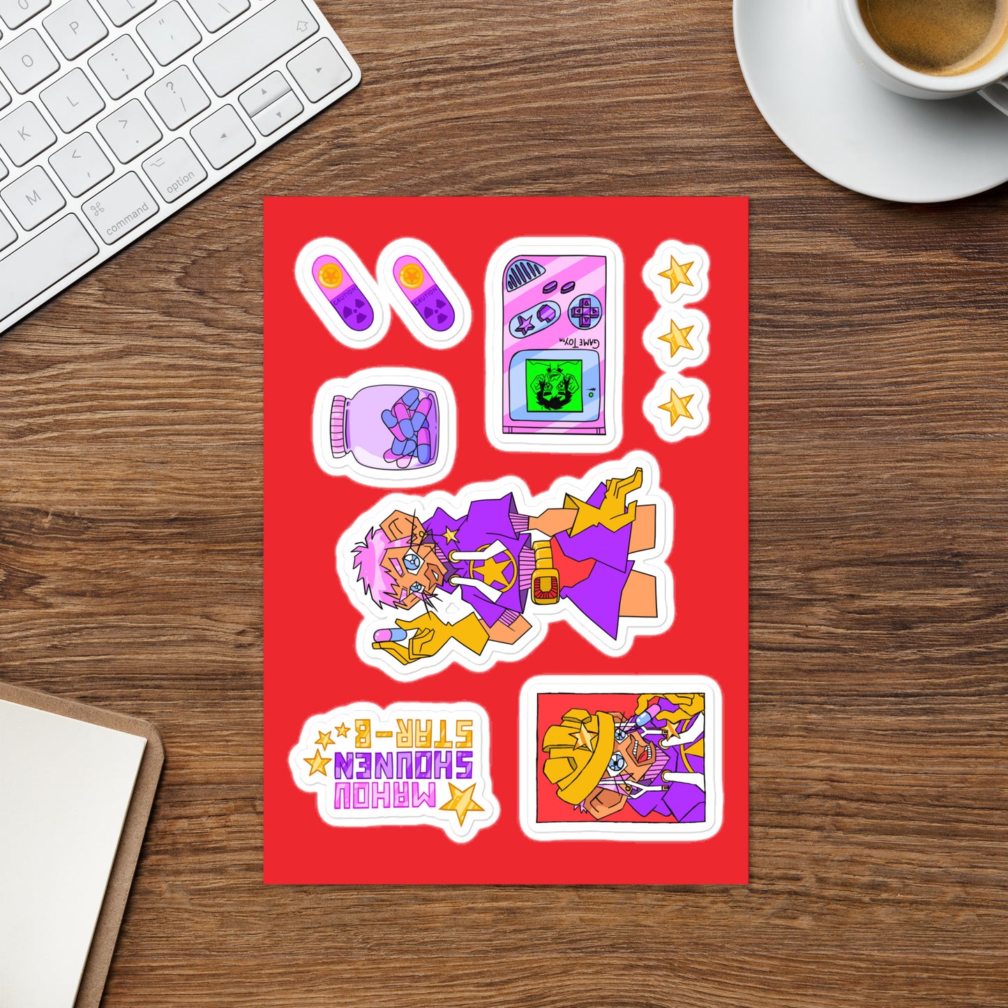 Mahou Shounen Star-B Sticker Sheet