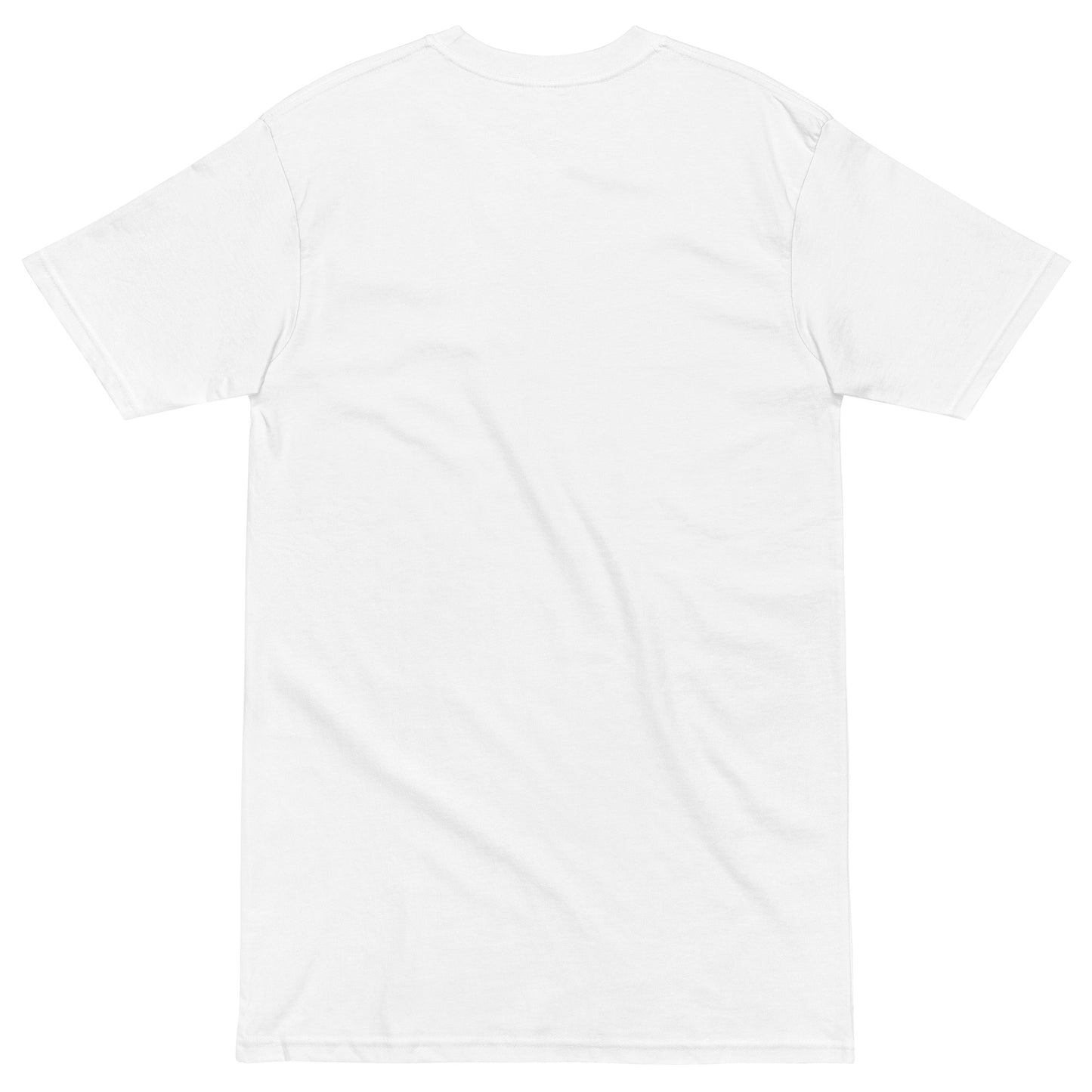 Back of the Mahou Shounen Star-B T Shirt, white unisex t shirt, no print at the back